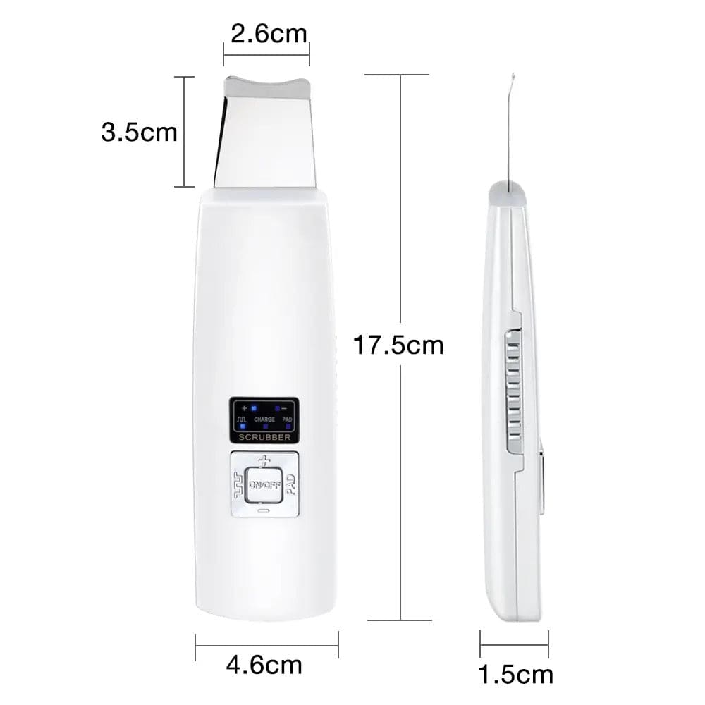 Ultrasonic Skin Scrubber, Cavitation Vibration Peeling Massager, Acne Blackhead Remover, Deep Clean Beauty Instrument Device, Acne Exfoliating Peeling Spatula, Deep Face Cleaning Pore Cleaner Tool, Exfoliation Grease Blackhead Extractor Lifting Device Ultrasonic Skin Scrubber, Cavitation Vibration Peeling Massager, Acne Blackhead Remover, Deep Clean Beauty Instrument Device, Acne Exfoliating Peeling Spatula, Deep Face Cleaning Pore Cleaner Tool, Exfoliation Grease Blackhead Extractor Lifting Device